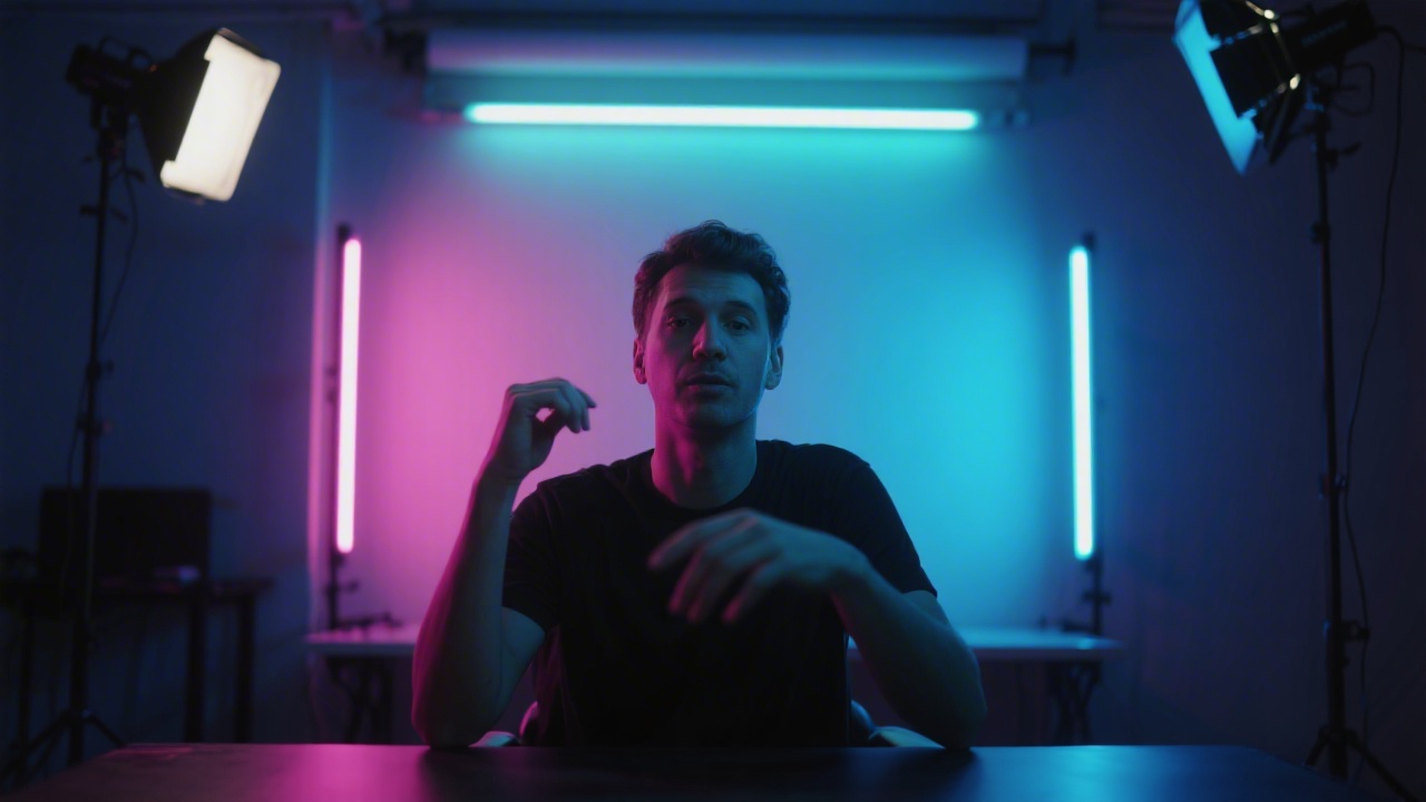 Studio creator portrait concept